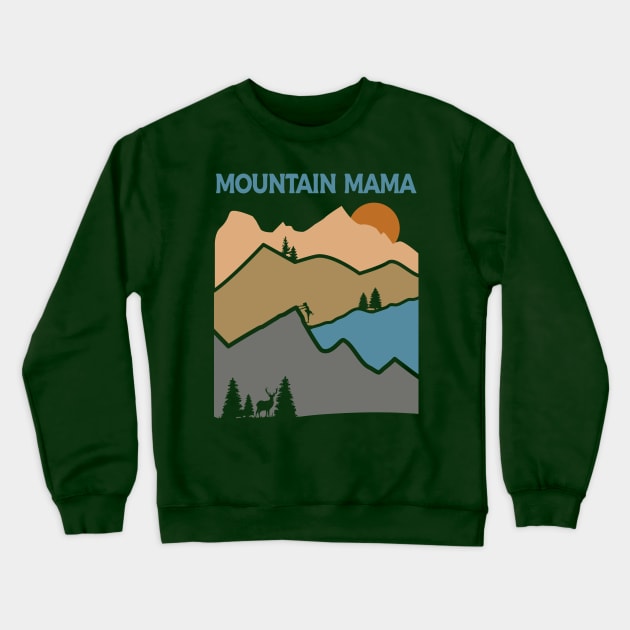 Mountain Mama Crewneck Sweatshirt by Blended Designs